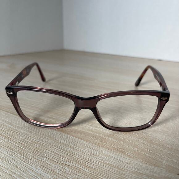 Ray-Ban RB5228 5628 Eyeglasses Red Tortoise Shell Frames Only 55-17-140 - Picture 2 of 8